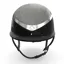 Charles Owen My Halo CX Shimmer Riding Hat - Crystal Silver/Black Gloss
