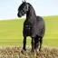 Horseware Rambo 400g Stable Rug - Black/Black/Silver