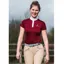 Mark Todd Ladies Short Sleeved Competition Shirt - Burgundy