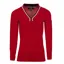 Horseware AA Platinum Ladies Vienna V-Neck Sweater - Oxblood Red