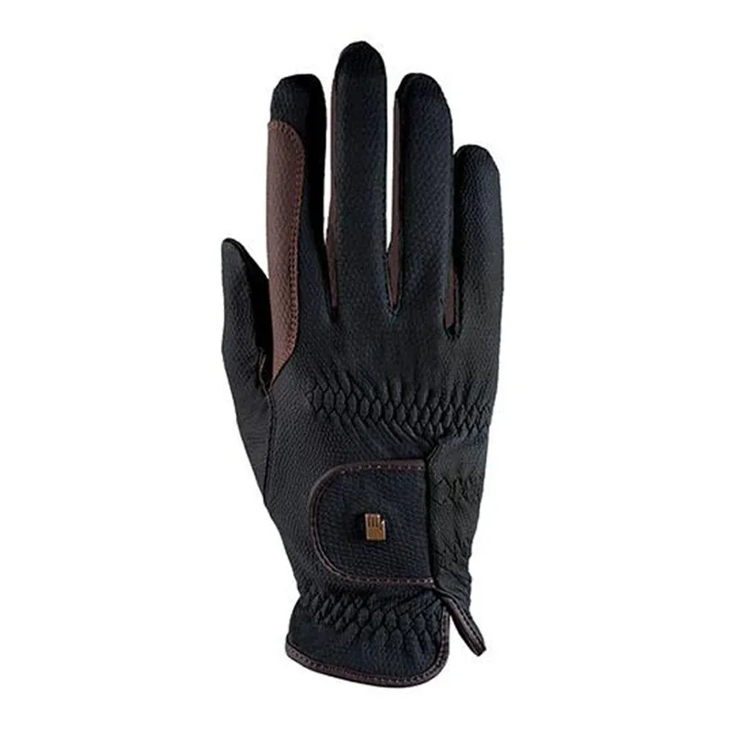 Roeckl Malta Riding Gloves - Black/Mocha