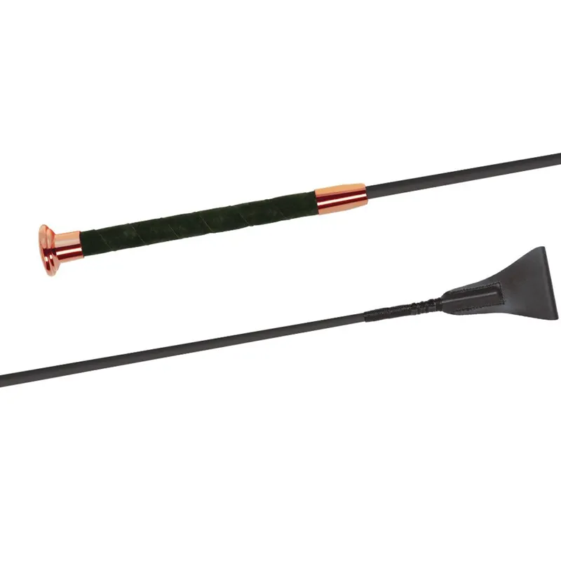 Fleck SilkTouch Premium Whip - 60cm - Black/Rose Gold