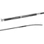 Fleck Nylon Contact Dressage Whip - Black