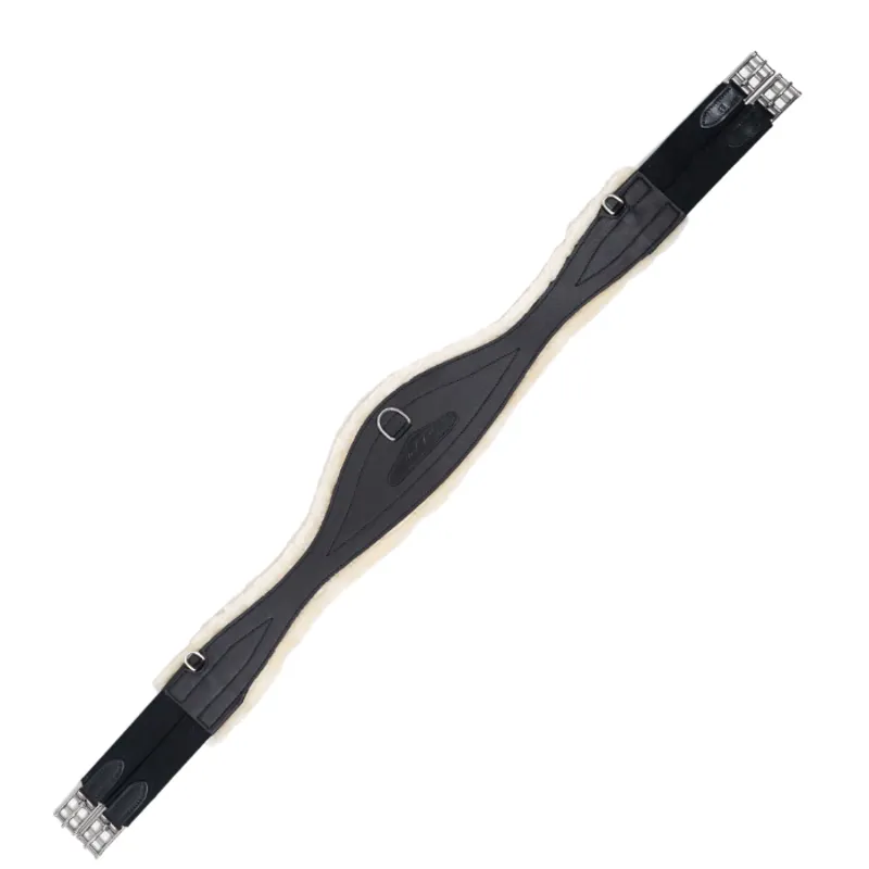 Mark Todd Deluxe Synthetic Sheepskin Elasticated Girth  - Black