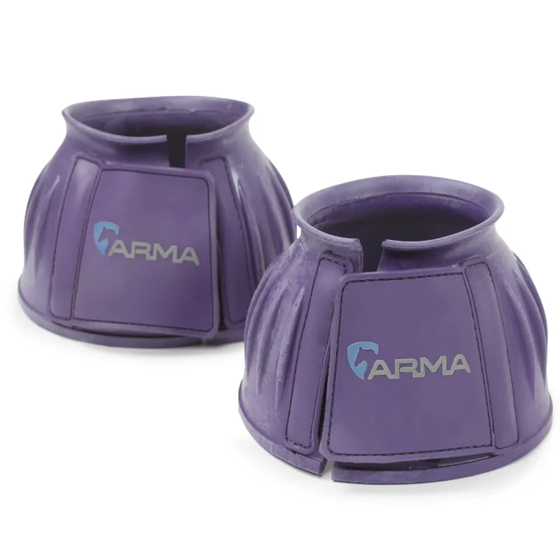 Shires ARMA Touch Close Over Reach Boots - Purple