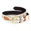 Shires Aubrion 35mm Cow Hair Belt - Cow Print