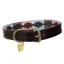 Shires Digby And Fox Drover Polo Dog Collar - Navy/Pink/Natural