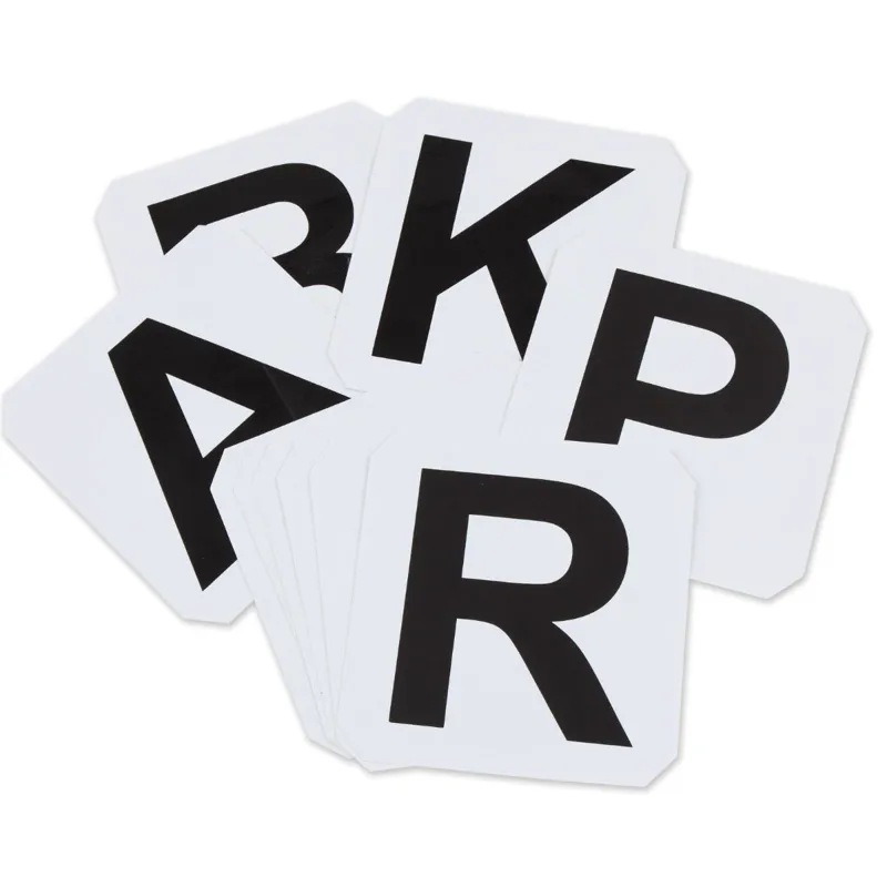 Shires Adhesive Dressage Arena Marker Letters 