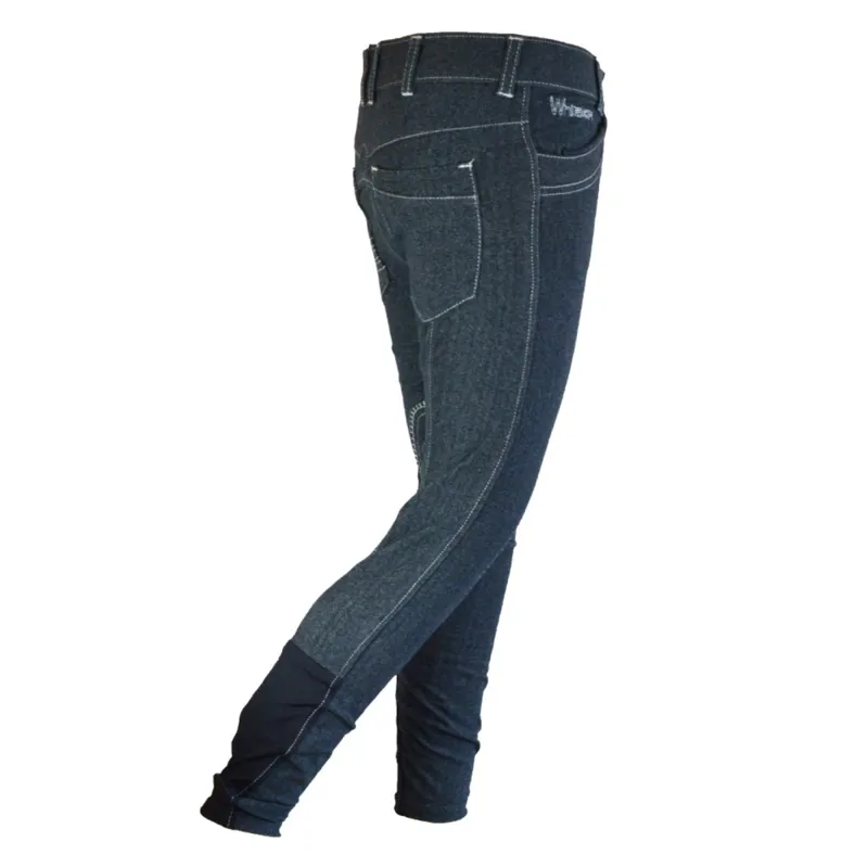 John Whitaker Rawdon Denim Effect Kids Breeches-1