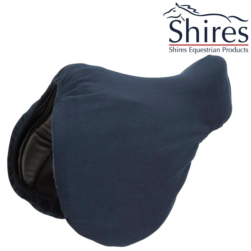 Shires Fleece Saddle Cover - Navy