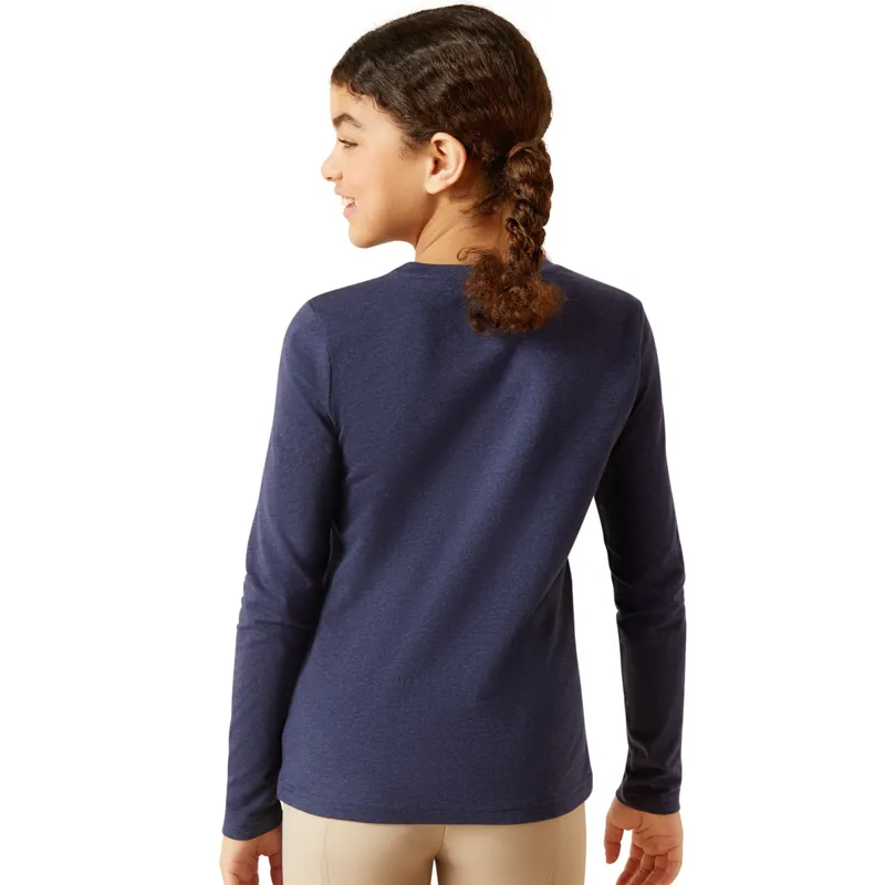 Ariat Youth LOVE T-Shirt - Navy Heather-1