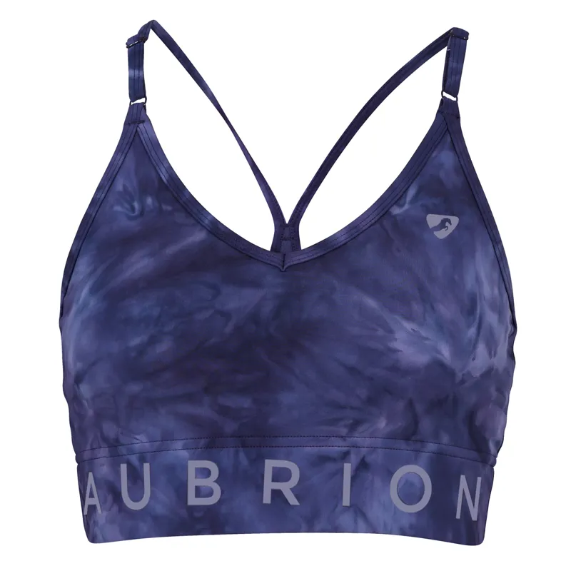 Aubrion Ladies Invigorate Sports Bra - Navy Tie Dye