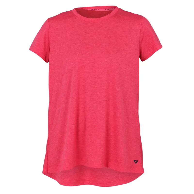 Aubrion Ladies Energise Tech T-Shirt - Coral