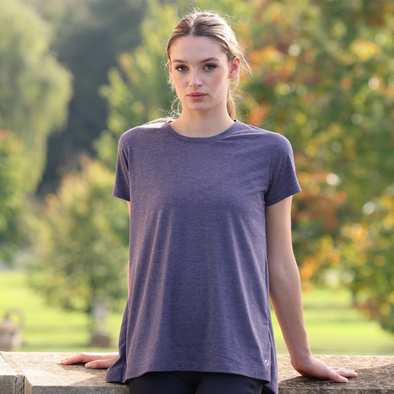 Aubrion Ladies Energise Tech T-Shirt - Navy-2