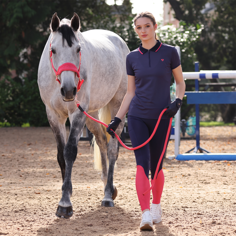 Aubrion Ladies Poise Tech Polo - Navy-2