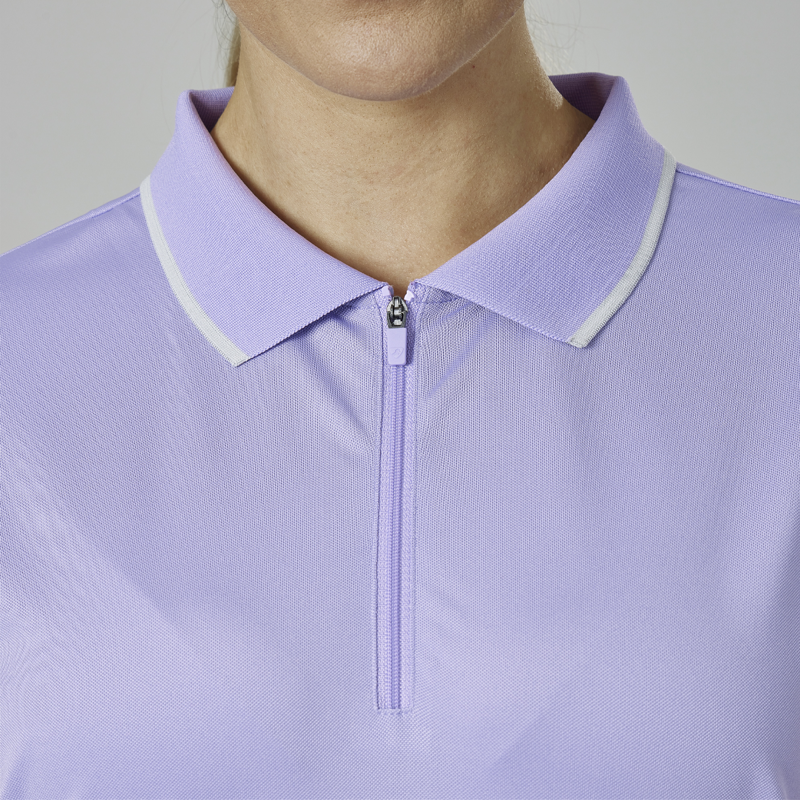 Aubrion Ladies Poise Sleeveless Tech Polo - Lavender-5