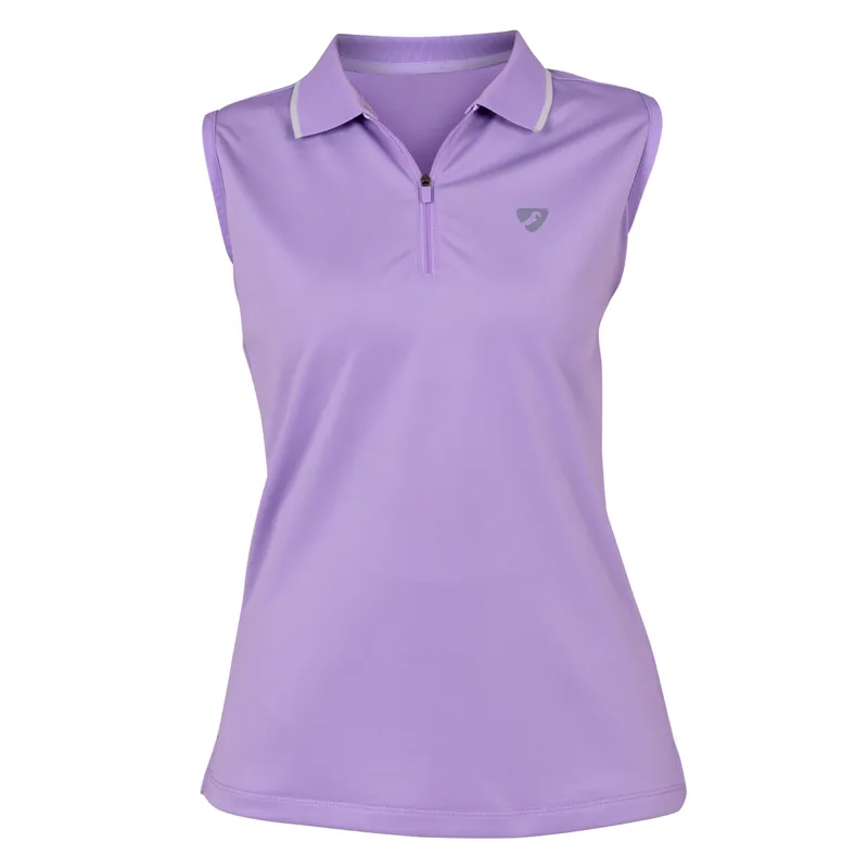 Aubrion Ladies Poise Sleeveless Tech Polo - Lavender
