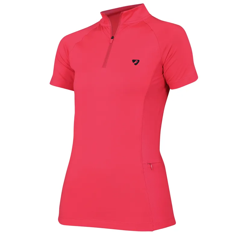 Aubrion Ladies Revive Short Sleeve Base Layer - Coral