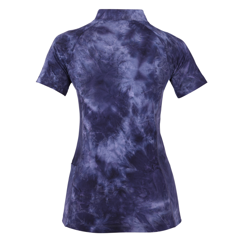 Aubrion Ladies Revive Short Sleeve Base Layer - Navy Tie Dye-1
