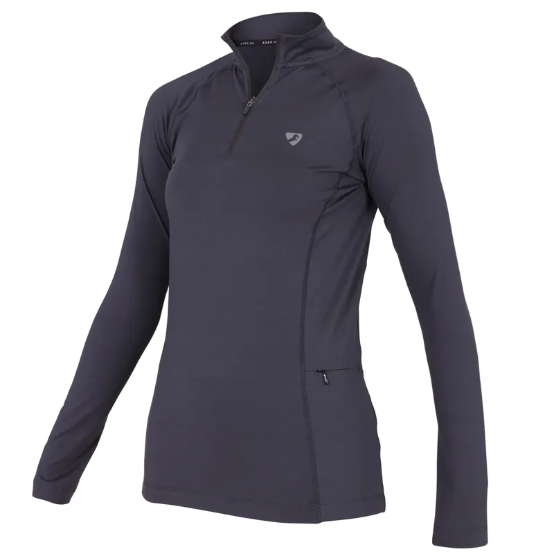 Aubrion Ladies Revive Long Sleeve Base Layer - Black