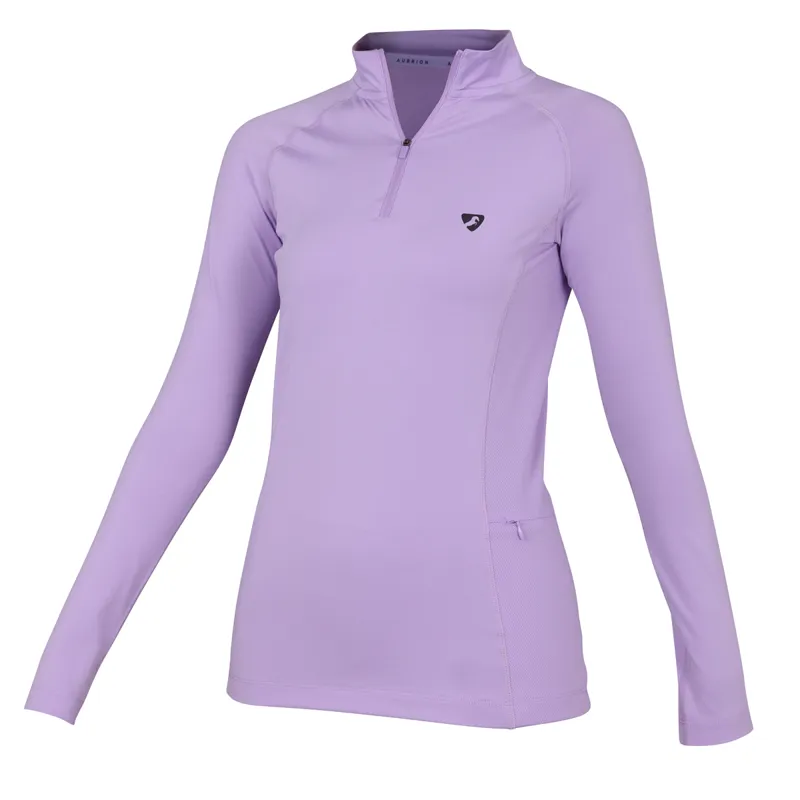 Aubrion Ladies Revive Long Sleeve Base Layer - Lavender