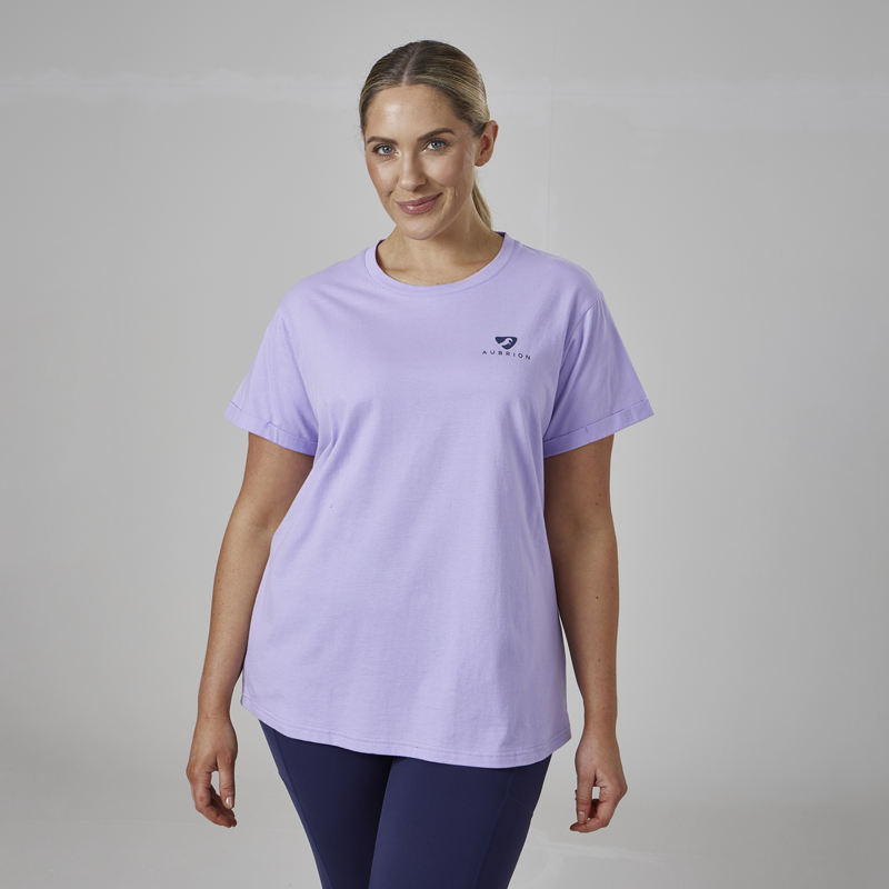 Aubrion Ladies Repose T-Shirt - Lavender-3