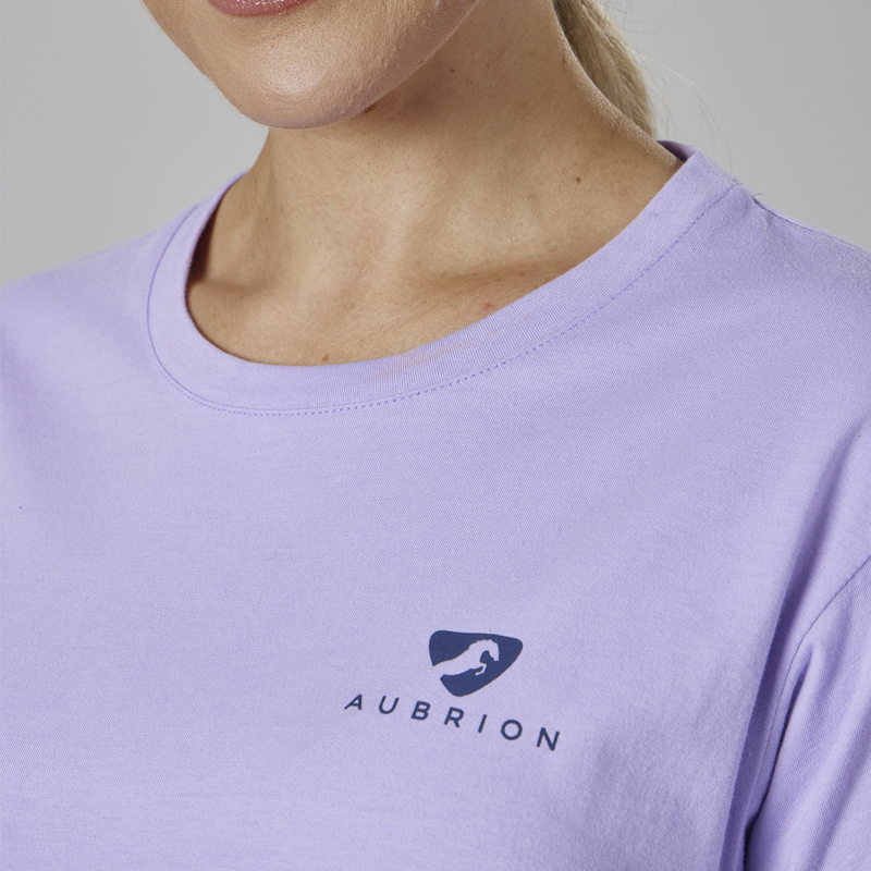Aubrion Ladies Repose T-Shirt - Lavender-5