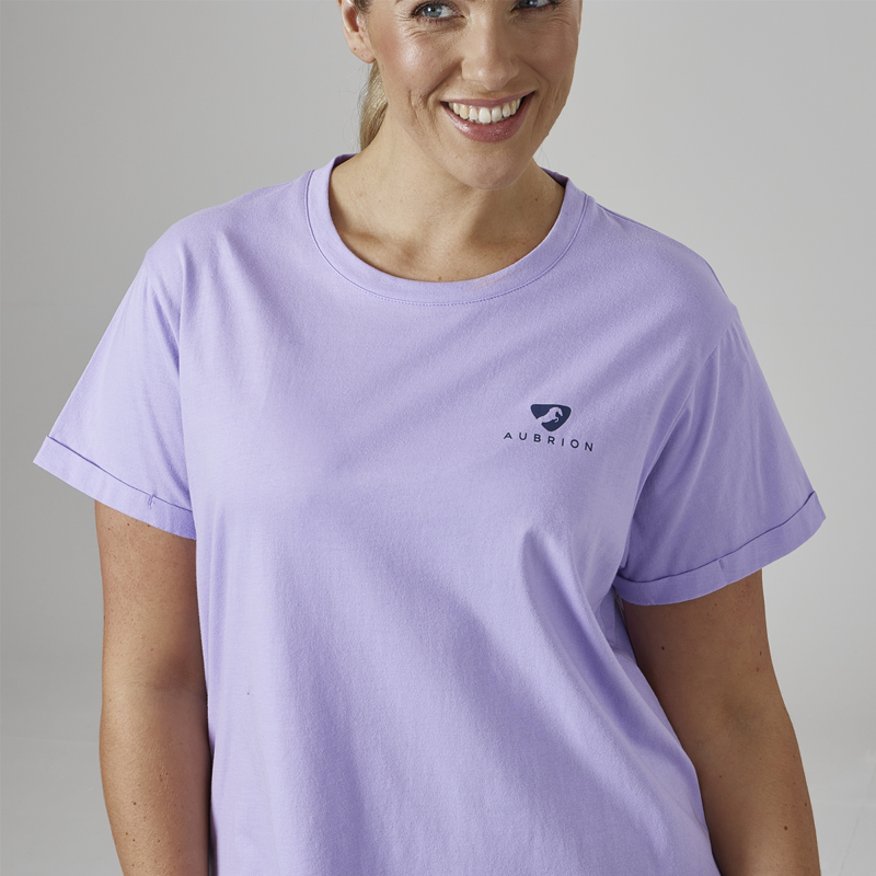 Aubrion Ladies Repose T-Shirt - Lavender-4