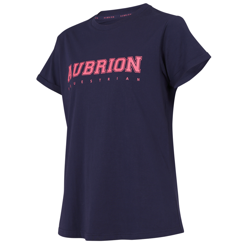 Aubrion Ladies Repose T-Shirt - Navy-1