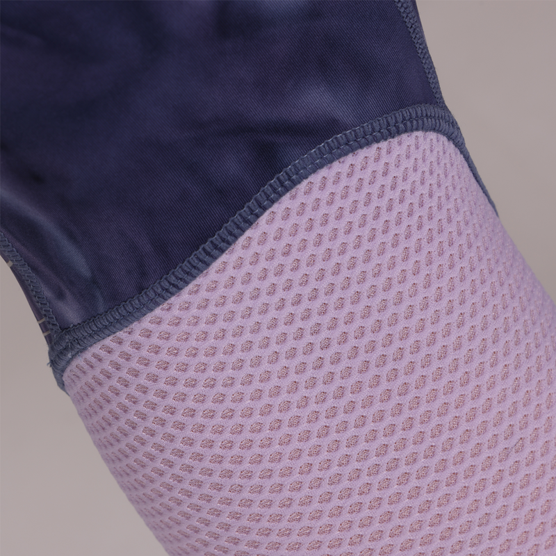 Aubrion Ladies Rhythm Mesh Riding Tights - Navy Tie Dye-5