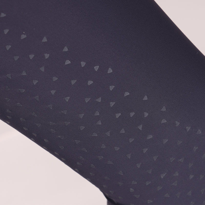 Aubrion Ladies Laminated Riding Tights - Navy-5