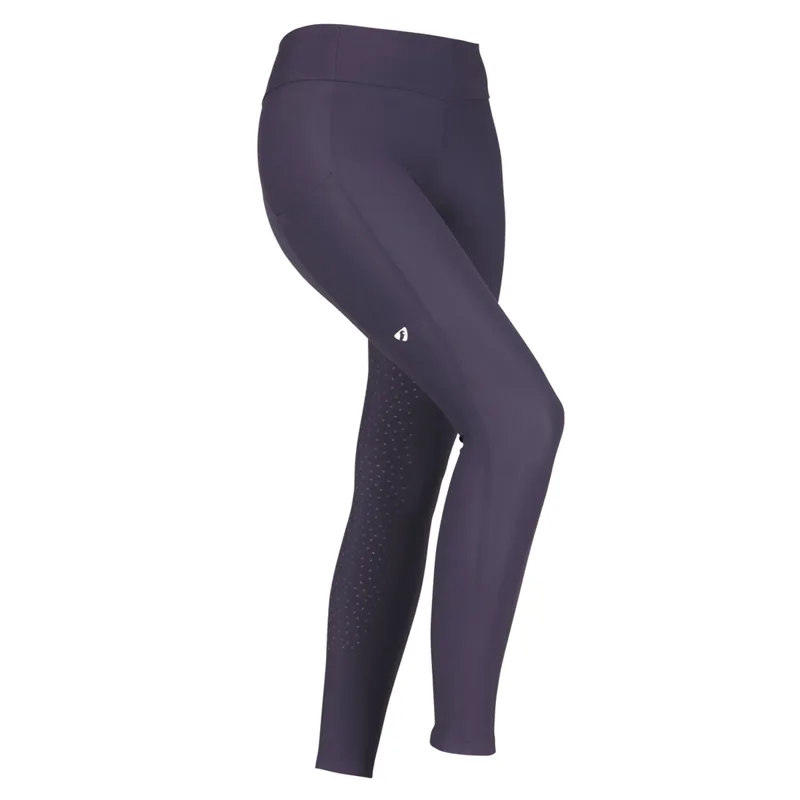 Aubrion Ladies Laminated Riding Tights - Navy