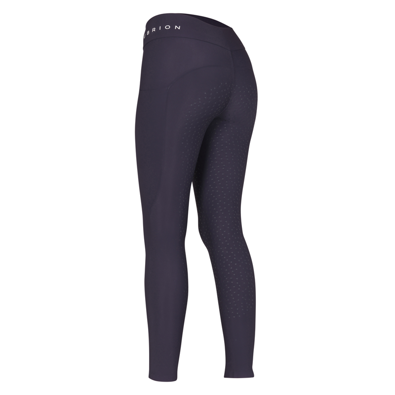 Aubrion Ladies Laminated Riding Tights - Navy-2