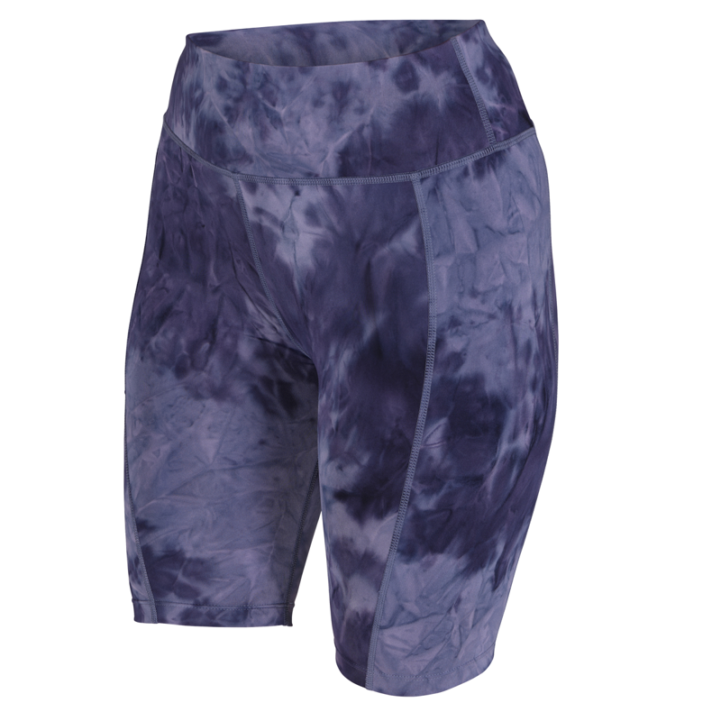 Aubrion Ladies Non-Stop Shorts - Navy Tie Dye-1