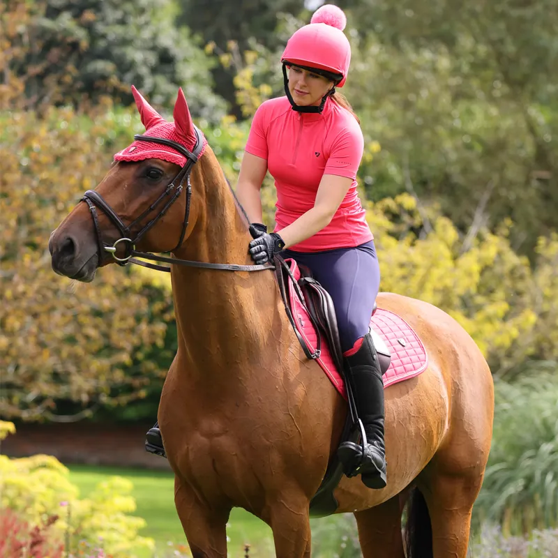 Aubrion Pom Pom Hat Cover - Coral-1