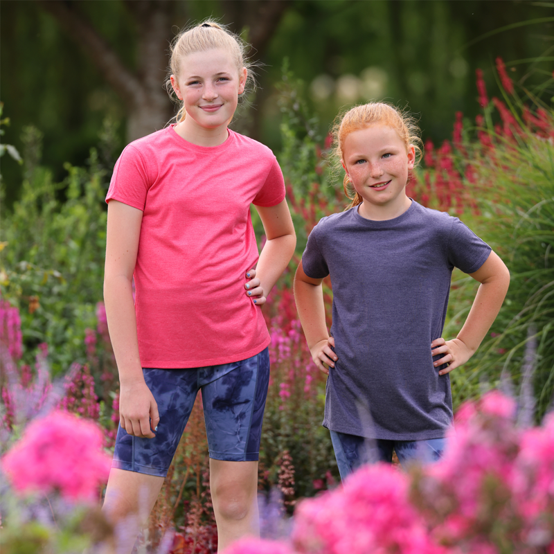 Aubrion Young Rider Energise Tech T-Shirt - Navy-3