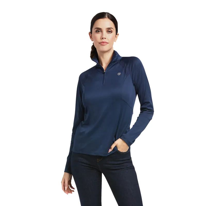 Ariat Women's Sunstopper 2.0 Base Layer - Navy