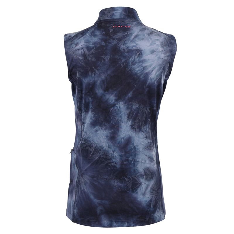 Aubrion Young Rider Revive Sleeveless Base Layer - Navy Tie Dye-1