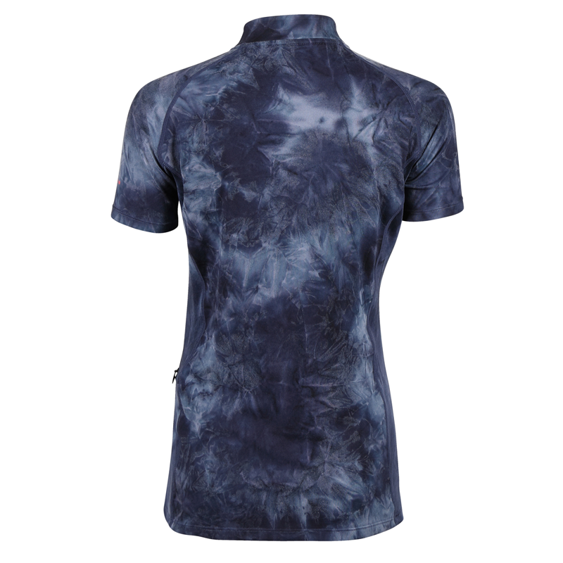 Aubrion Young Rider Revive Short Sleeve Base Layer - Navy Tie Dye-1