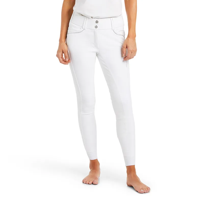 Ariat Womens Tri Factor X Grip FS Breeches - White