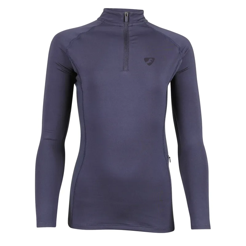 Aubrion Young Rider Revive Long Sleeve Base Layer - Navy