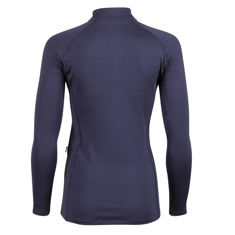 Aubrion Young Rider Revive Long Sleeve Base Layer - Navy-1
