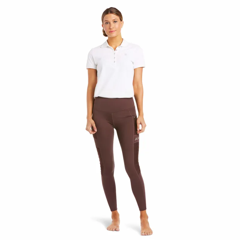Ariat Womens Moto KP Tights - Cocoa -1