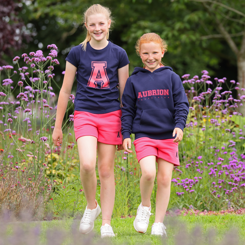 Aubrion Young Rider Repose T-Shirt - Navy-3