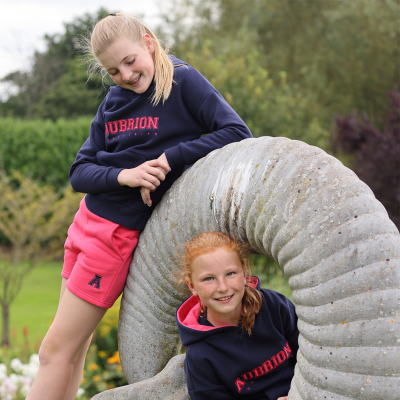 Aubrion Young Rider Serene Hoodie - Navy-4