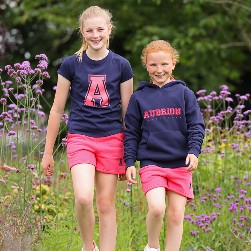 Aubrion Young Rider Serene Hoodie - Navy-3