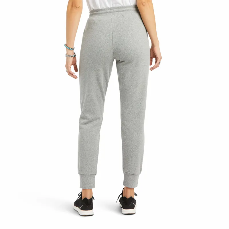 Ariat Real Jogger Sweatpant - Heather Grey-1