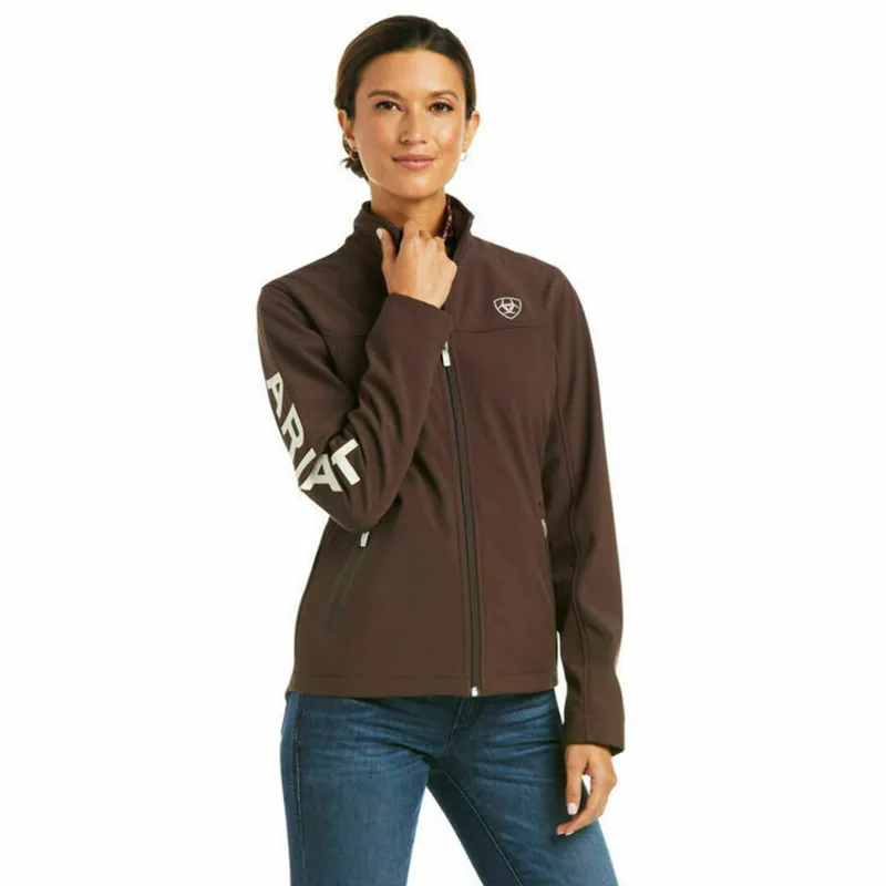 Ariat Women's New Team Softshell Jacket - Coffee Bean