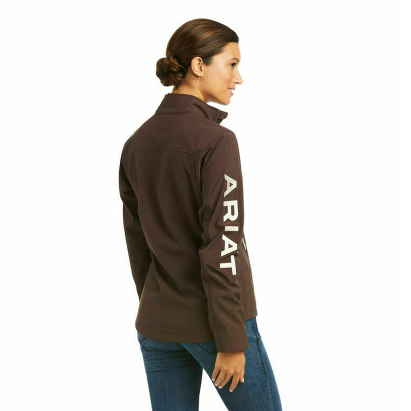 Ariat Women's New Team Softshell Jacket - Coffee Bean-1