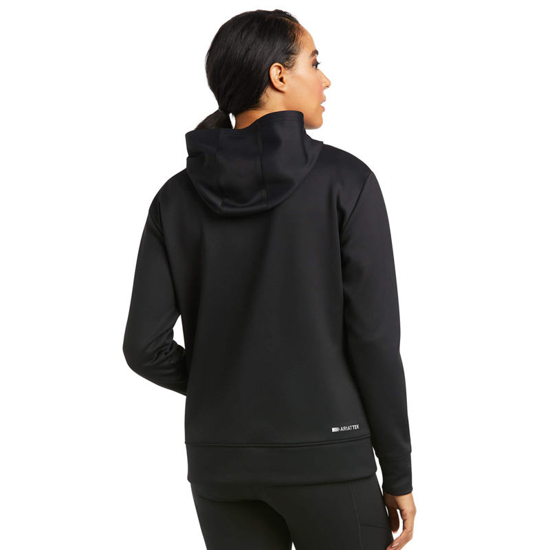 Ariat Logo Tek Hoodie - Black-1